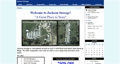 Desktop Screenshot of jacksonstorage.net